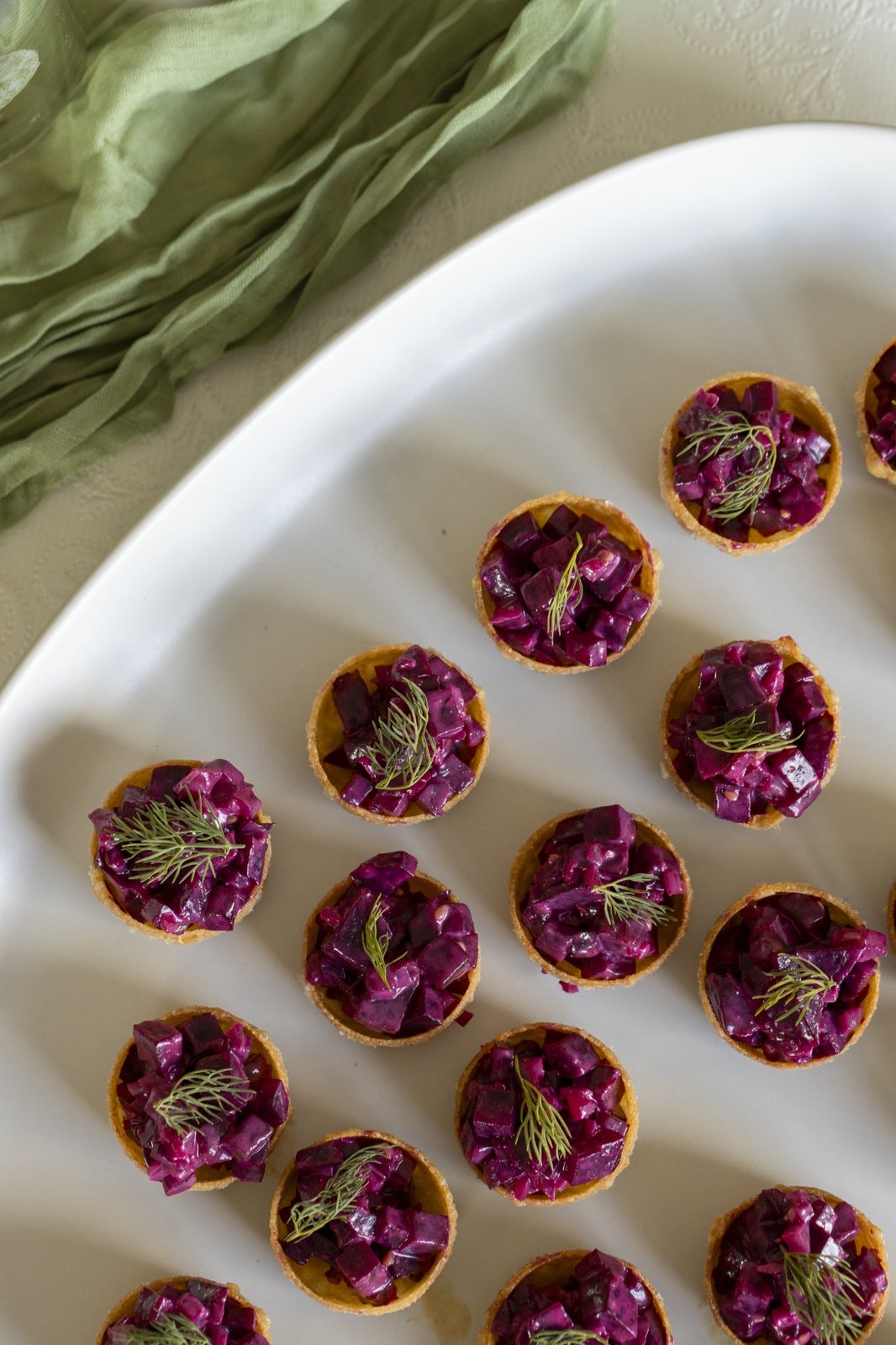 Smoked Beetroot Tartlet