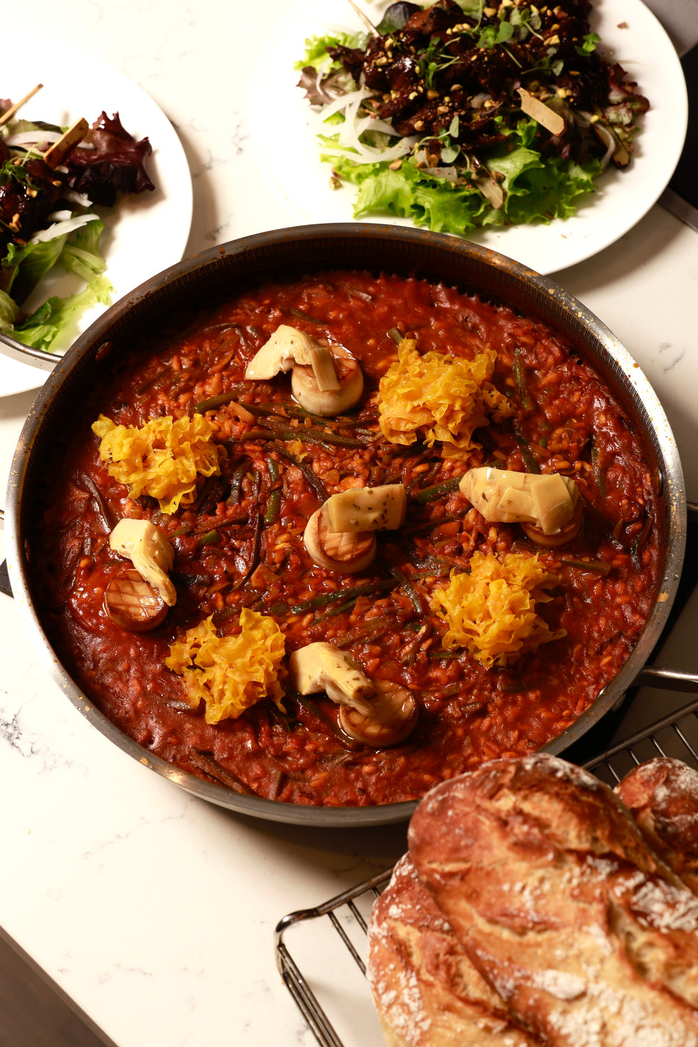 Fire-Roasted Rice, Mushrooms & Spanish Saffrom